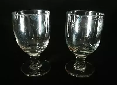 Buy Antique Victorian Wine Glass Goblet/Small Rummer Pair C1880s • 39.99£
