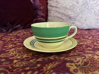 Buy Clarice Cliff Banded Cup And Saucer • 75£
