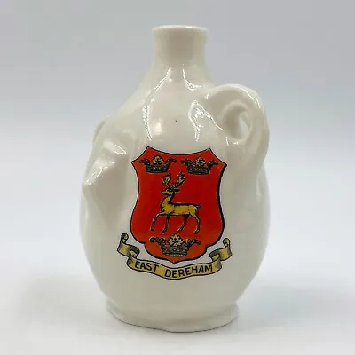 Buy Wh Goss Crested China Model Of Ancient Tintern Water Bottle - East Dereham Crest • 4.80£