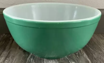 Buy Vtg Pyrex Primary Green #403 Mixing Bowl Nesting 2.5 Qt A-42 MCM Oven Ware USA • 47.39£