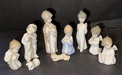 Buy LLADRO Nativity Christmas Ornaments 9 Pieces Set Retired Mint No Boxes • 115.08£