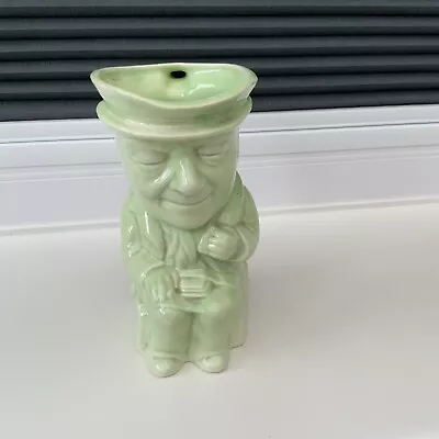Buy Small Toby Jug By Sandyford Pottery Green 5” Tall • 5£