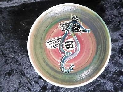 Buy Jo Lester Isle Of Wight Pottery1950s 1970s Seahorse Round Dish 4 3/16   • 25£