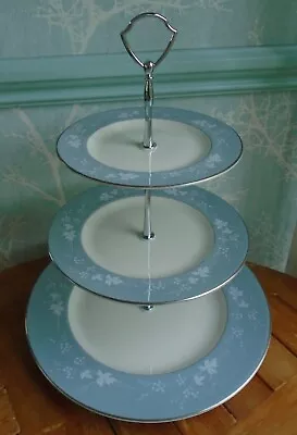 Buy Royal Doulton Reflection 3 Tier XL China Cake Stand • 16.99£