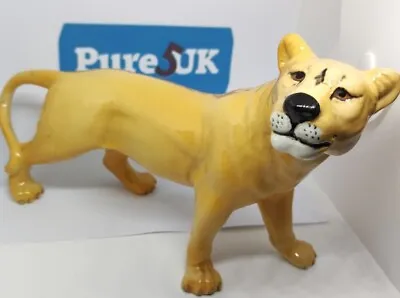 Buy Beswick Lioness Ceramic Figure Animal 22cm Long Antique • 19.99£