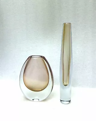 Buy Swedish  Stromberg  Sputnyc  Astra  Stromberg  Signed  Art  Glass  Vase • 67£