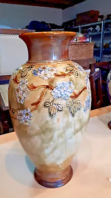 Buy Large Arts & Crafts Style Doulton Lambeth Vase • 55£