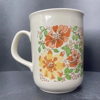Buy Vintage Kilncraft Painted Floral Ceramic Mug STL Staffordshire Tableware England • 19.95£
