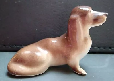 Buy Lomonosov / Ussr Miniature Dachshund / Sausage Dog Figurine • 8£
