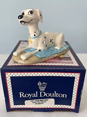 Buy Royal Doulton DM7 Walt Disney 101 Dalmations PERDITA Figurine  - Original Box • 9.99£