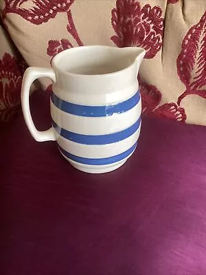 Buy Blue And White Staffordshire Chef Ware Striped jug • 12.99£