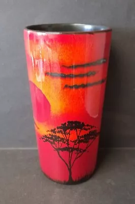 Buy Poole Vase African Sky Pattern 21cm In Perfect Condition • 50£