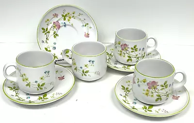 Buy 4 Sets Noritake Progression China CLEAR Day Tea Coffee Cups & Saucers Japan 1980 • 6.62£