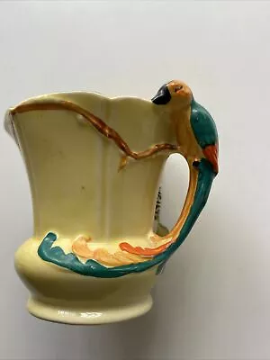 Buy Burleigh Ware Vintage Lovely Small Milk Jug Parrot Handle Rare Collectable • 19£