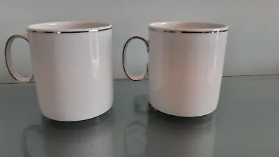 Buy Thomas Germany  2 Silver Band  Coffee Cups • 12£