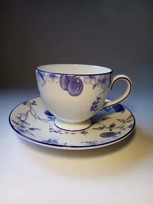 Buy Wedgwood Bicentenary Celebration 1995 Blue Plum Bone China Tea Cup & Saucer • 14£