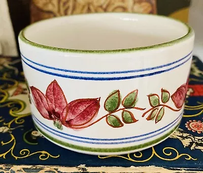 Buy Iden Pottery Sussex Small Dish With Floral Motif 9cm Dia. • 4.50£