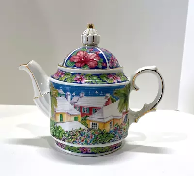 Buy James Sadler UK Teapot,  Bermuda Island  1995 • 37.40£