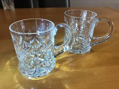 Buy 1 Thomas Webb Vintage Crystal Cut Glass Half-pint Tankards (10cm Tall) • 5£