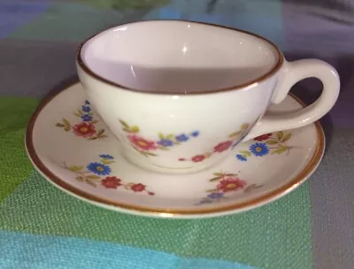 Buy Royal Adderley Floral Minature Cup And Saucer • 5£
