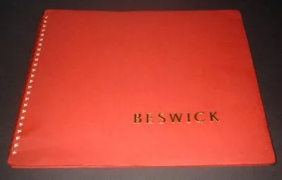 Buy RARE VINTAGE 1950s 1960s BESWICK WARE CATALOGUE 68 PAGE WIRO BOUND BOOK - Superb • 29.99£