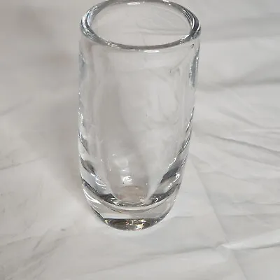Buy Orrefors Swedish Crystal Oval Glass Vase Signed Numbered  • 16.17£
