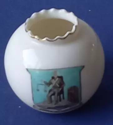 Buy W.H. Goss Crested China Pot - ARMS OF CRIEFF Crest • 6£