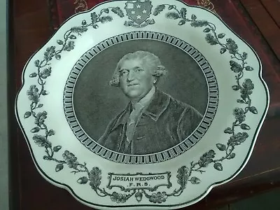 Buy Superb Antique Monochrome Queensware Plate Commerating Josiah Wedgwood 200 Yrs • 9.90£