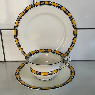 Buy Aynsley Bone China Art Deco Period Tea Cup, Saucer, Plate Trio Pattern 3293 • 12.99£