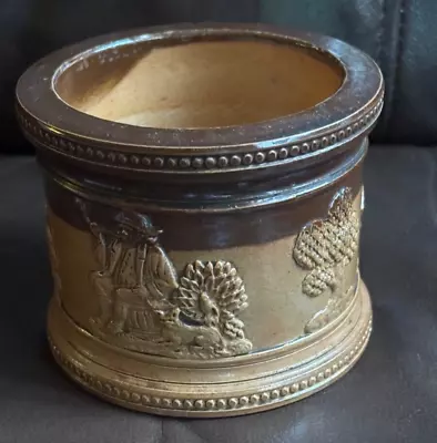 Buy Rare Doulton Lambeth Ware Pot Tobacco Jar ? 31/4 Inch High 4inch Wide No Lid? • 6£