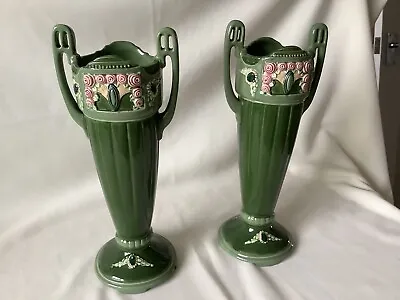 Buy Pair Of Antique Eichwald Vases • 48£