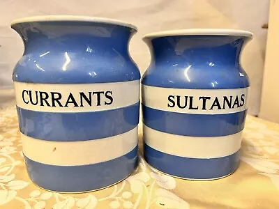 Buy T G Green Cornish Ware Currants & Sultanas  Storage Jar X 2 • 0.99£