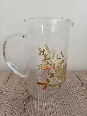 Buy M&S Harvest Large Glass Juice Jug - Very Rare - Selling Matching Glasses • 35£