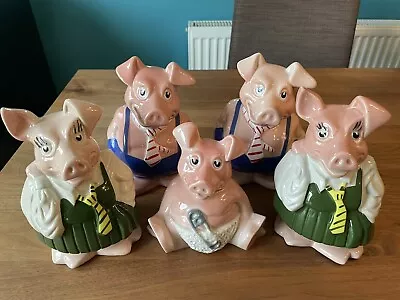Buy Set Of 5 Wade Natwest Piggy Banks • 4.20£