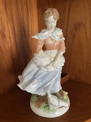 Buy Royal Worcester Old Country Ways 'A Farmers Wife' Limited Edition Figurine • 29.99£