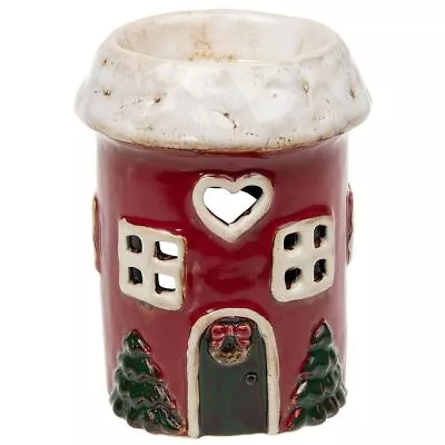Buy Village Pottery Christmas Warmer Heart Pattern • 14.99£