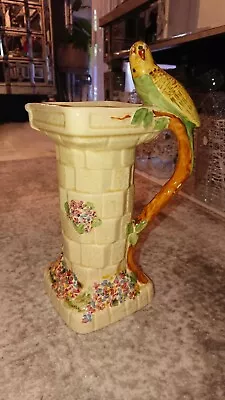 Buy 1930's Wade Heath Ceramic Jug With Parrot To Handle, Hand Painted Detail  • 34.99£