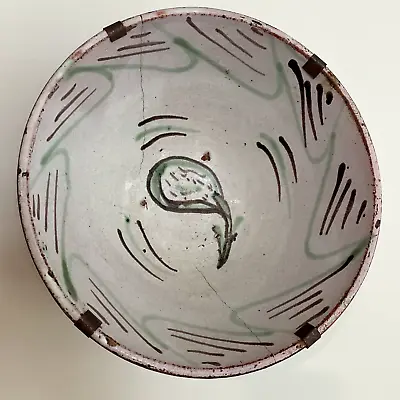 Buy Antique Teruel Aragon Tin-Glaze Bowl 17th Century Spanish Majolica Pottery • 400.77£