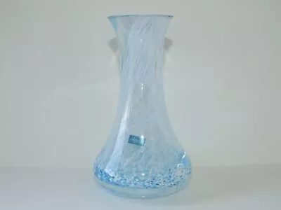 Buy A Small Caithness Pale Blue & White Vase • 5£