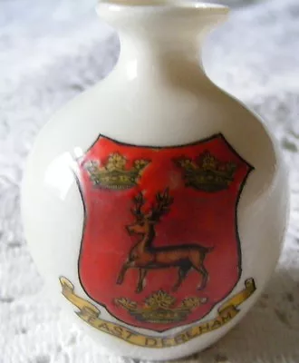 Buy East Dereham  1910  Carlton  Ware    Crested China   Miniature  Vase  Height  2  • 14.99£