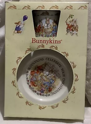 Buy 1988 Royal Doulton Bunnykins Christening Set Boxed • 16£