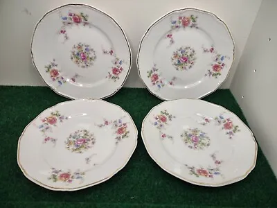 Buy Thomas R Rosenthal Germany Set Of 4 Floral Bread And Butter Plates China 7477 49 • 14.23£