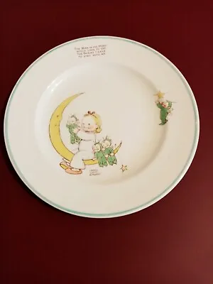 Buy Shelley Plate, Man In The Moon Nursery Ware By Mabel Lucie Attwell, Rare Vintage • 34.99£