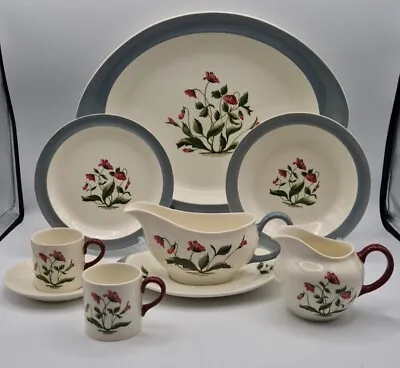 Buy Vintage Wedgwood Mayfield Tableware Plates Bowls Platter Gravy Boat Jug Coffee • 8.99£
