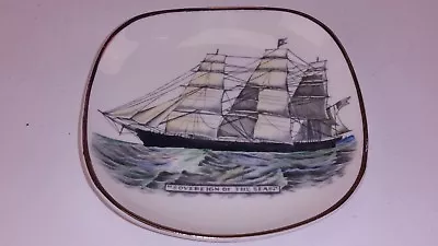 Buy Vintage Gray's Pottery Stoke-on-Trent  Sovereign Of The Seas  Plate FREE UK P&P • 7.99£