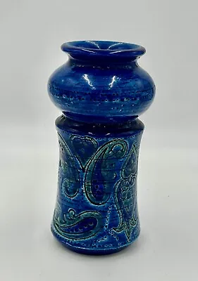 Buy Blue Raymor Italy Bitossi Aldo Londi Vase • 92.65£