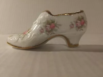 Buy Vintage PARAGON Victoriana Rose Shoe / Slipper Fine Bone China • 18.93£