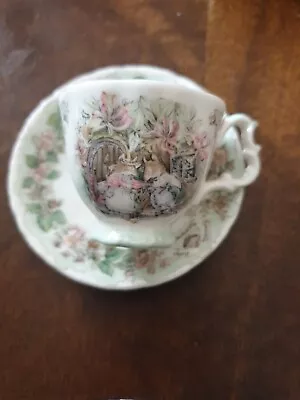 Buy Lovely Vintage Royal Doulton Brambly Hedge SUMMER Miniature Cup And Saucer  • 15£
