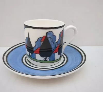 Buy Wedgwood Clarice Cliff Café Chic  May Avenue  Ltd Edition Coffee Cup & Saucer  • 23.99£