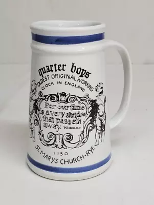 Buy Cinque Ports Pottery QUARTER BOYS St Marys Church BEER STEIN Monastry Rye • 19.17£